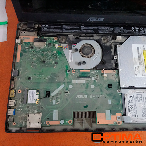 Limpieza a laptop